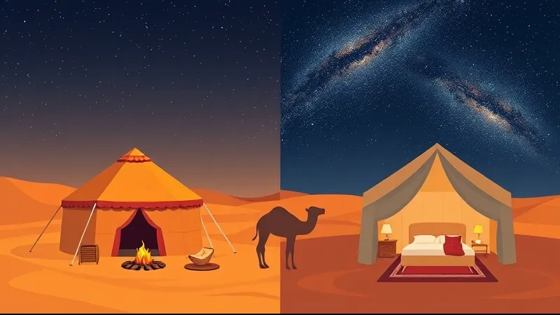 Campo tendato Erg Chebbi: standard o luxury a confronto