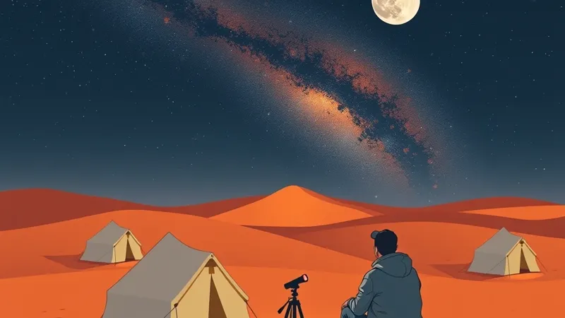 Voie lactée à Merzouga : quand observer le ciel du Sahara
